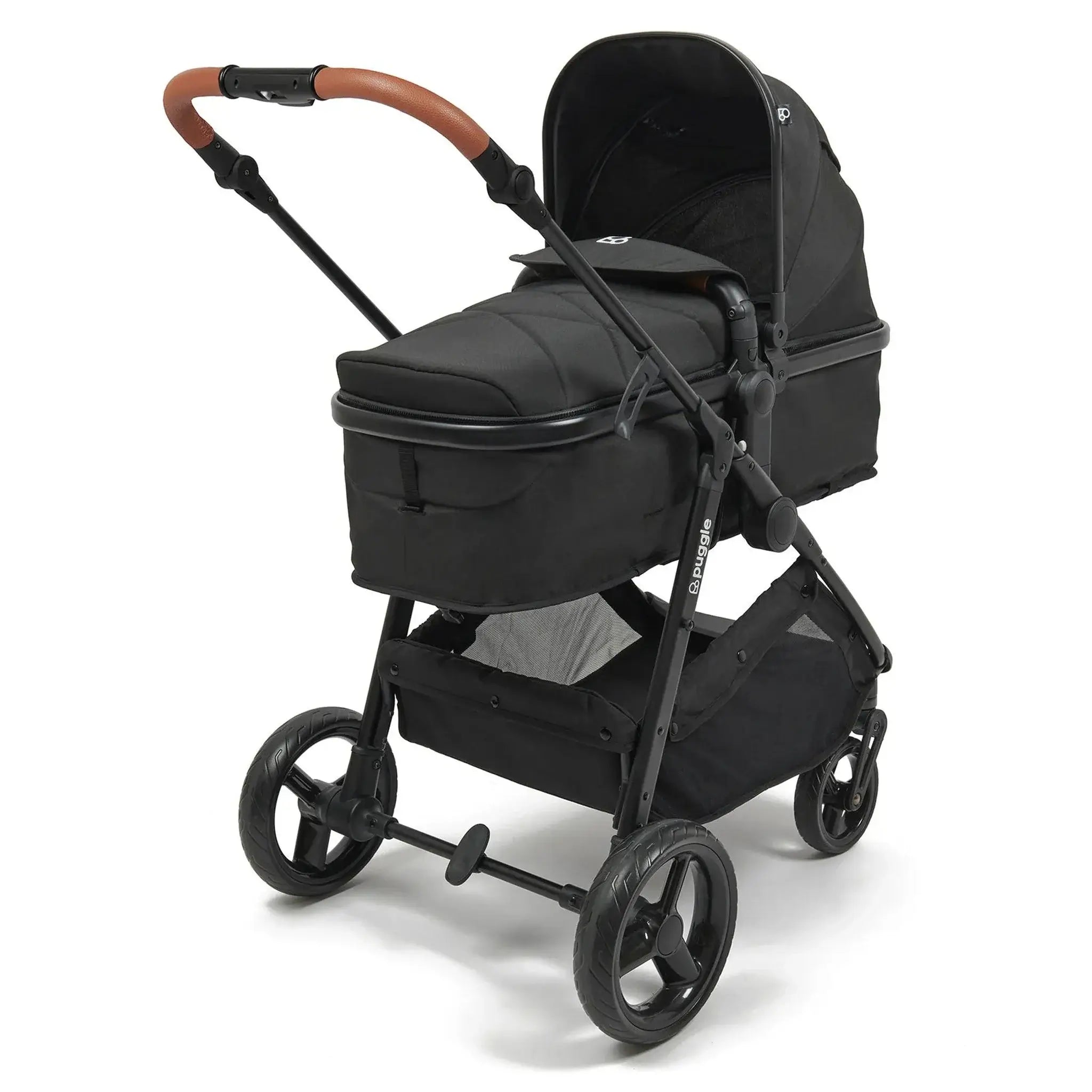 Puggle Monaco XT 2-in-1 Pushchair Travel System - Storm Black