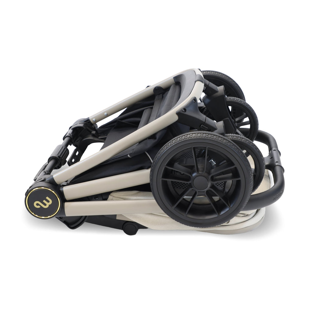 MB450i 3-in-1 Travel System with Rotating Car Seat + Base - Ivory