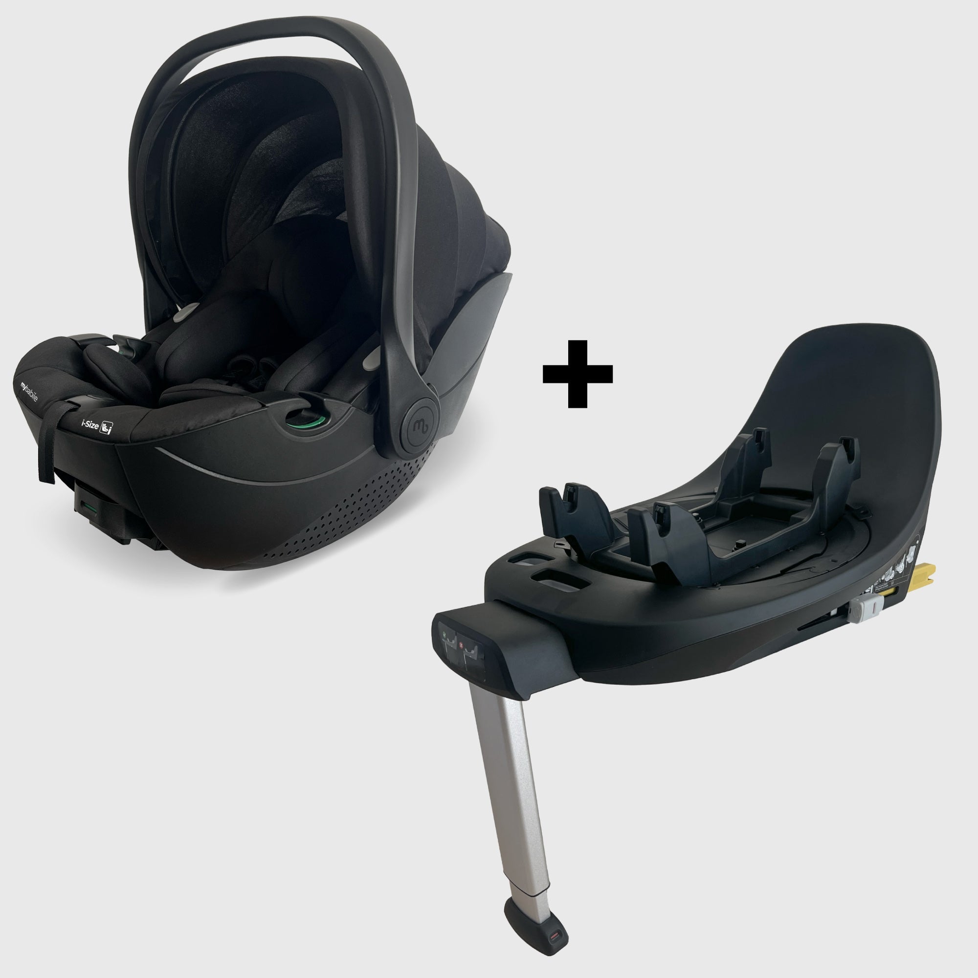 MB450i 3-in-1 Travel System with Rotating Car Seat + Base - Black