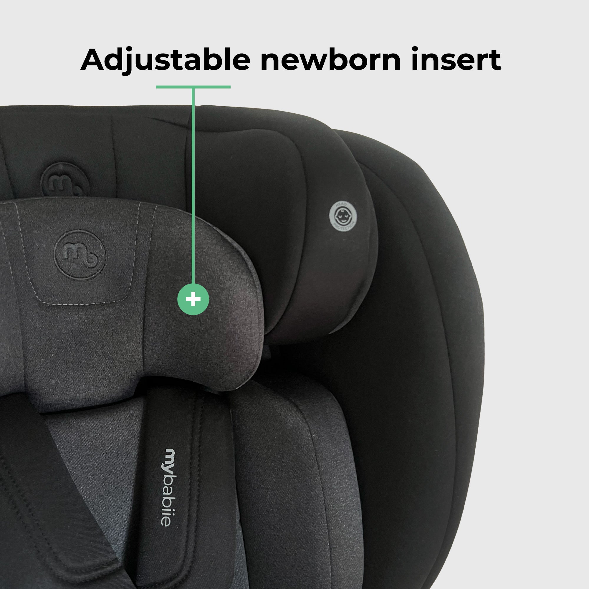 MBCS100 2-in-1 Convertible R129 Car Seat - Black