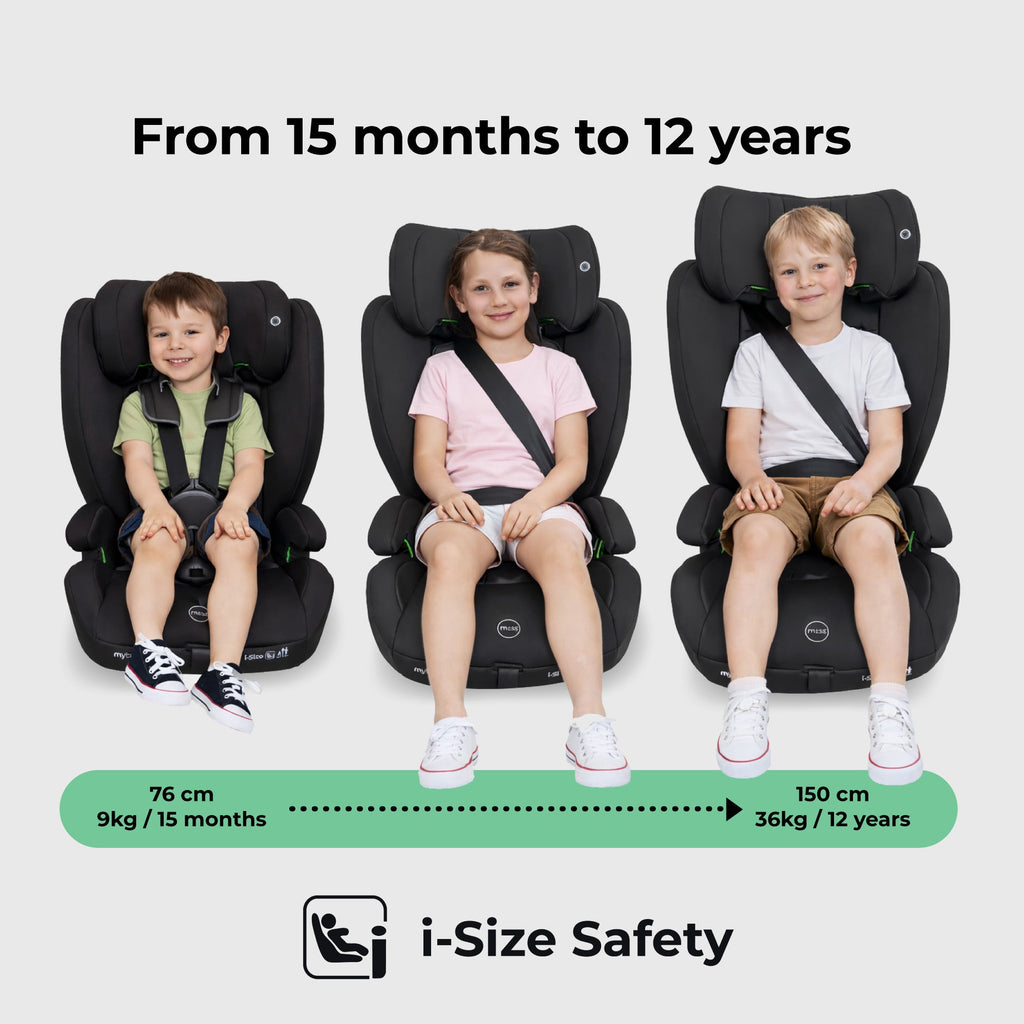 MBCS75 Toddler to Booster R129 Car Seat with ISOFIX - Black