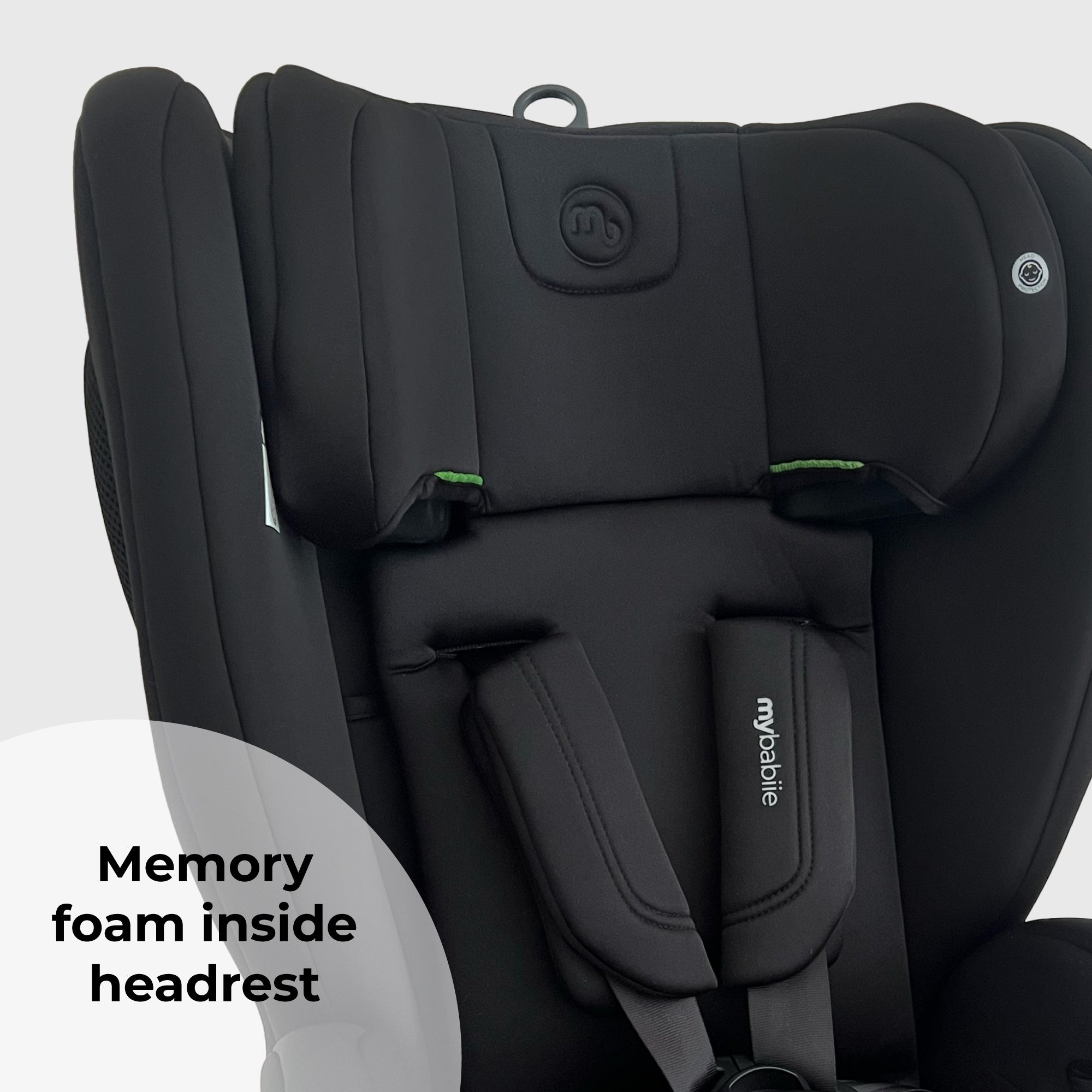 MBCS75 Toddler to Booster R129 Car Seat with ISOFIX - Black