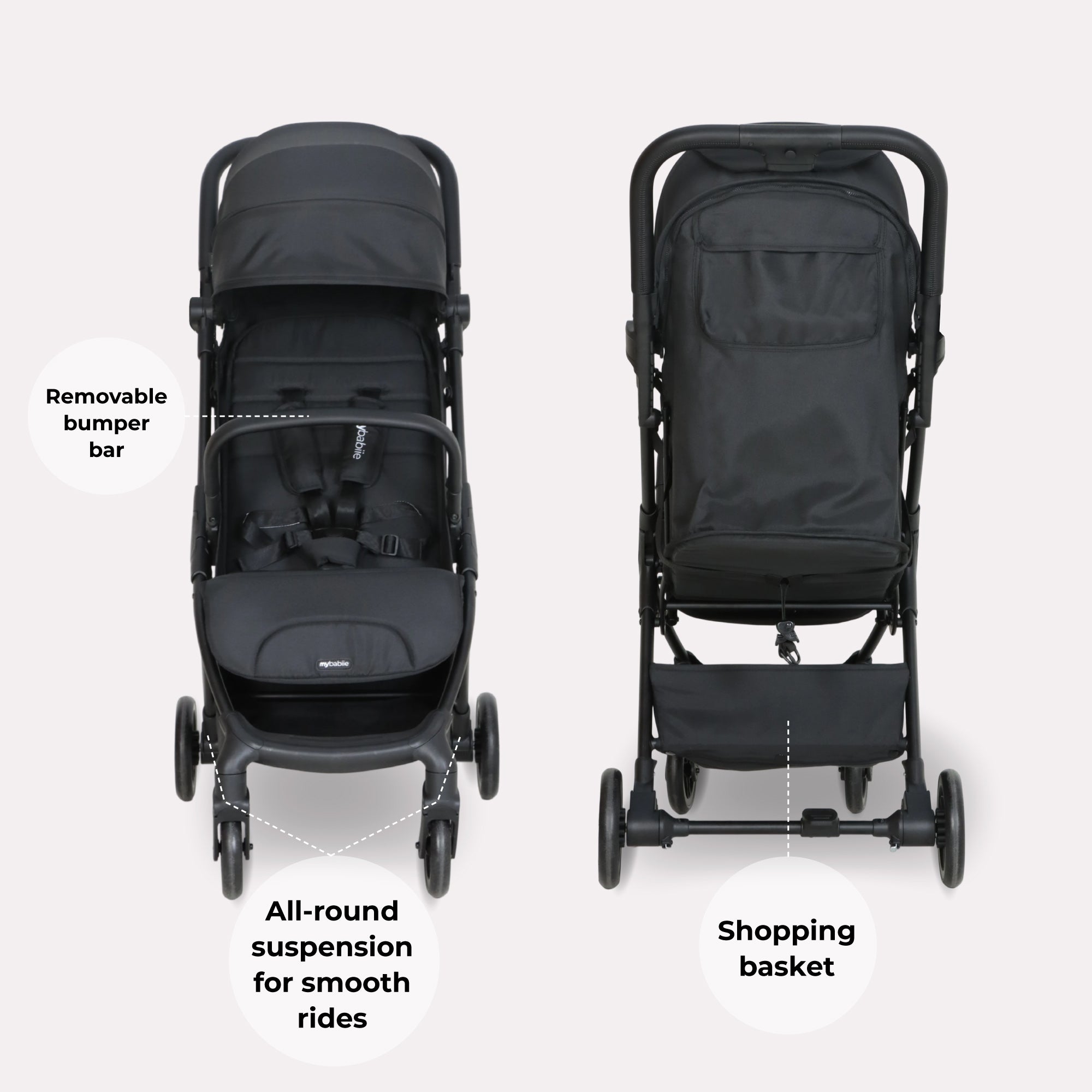MBX2 Compact Stroller - Black