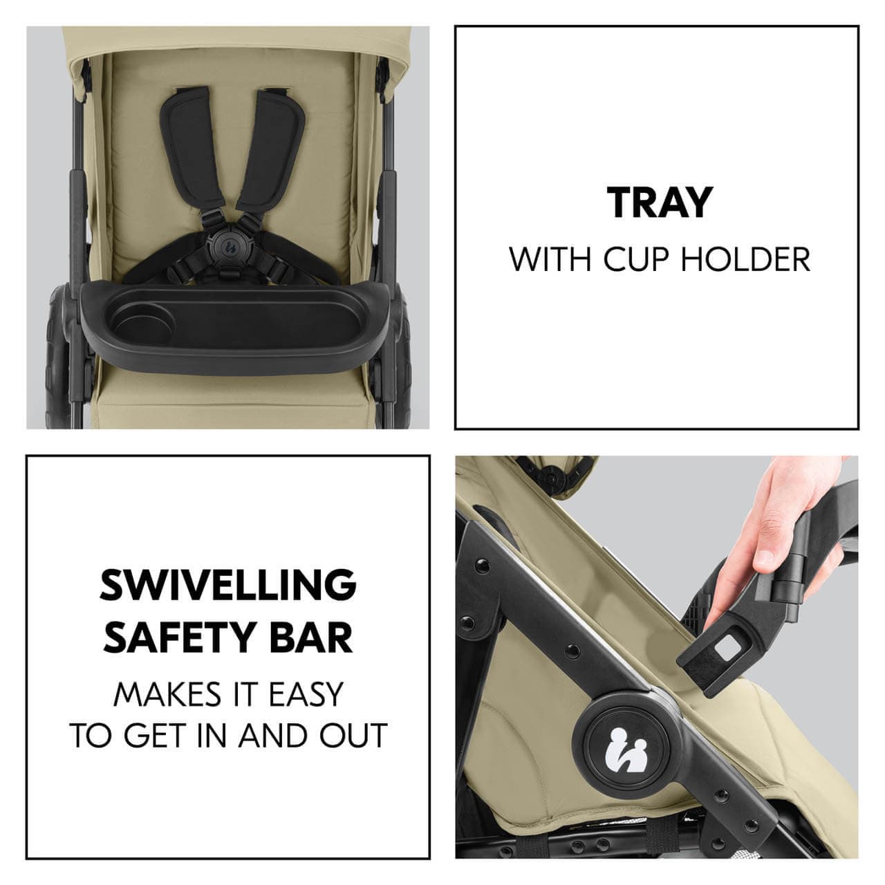 Hauck Shop N Care Pushchair - Olive
