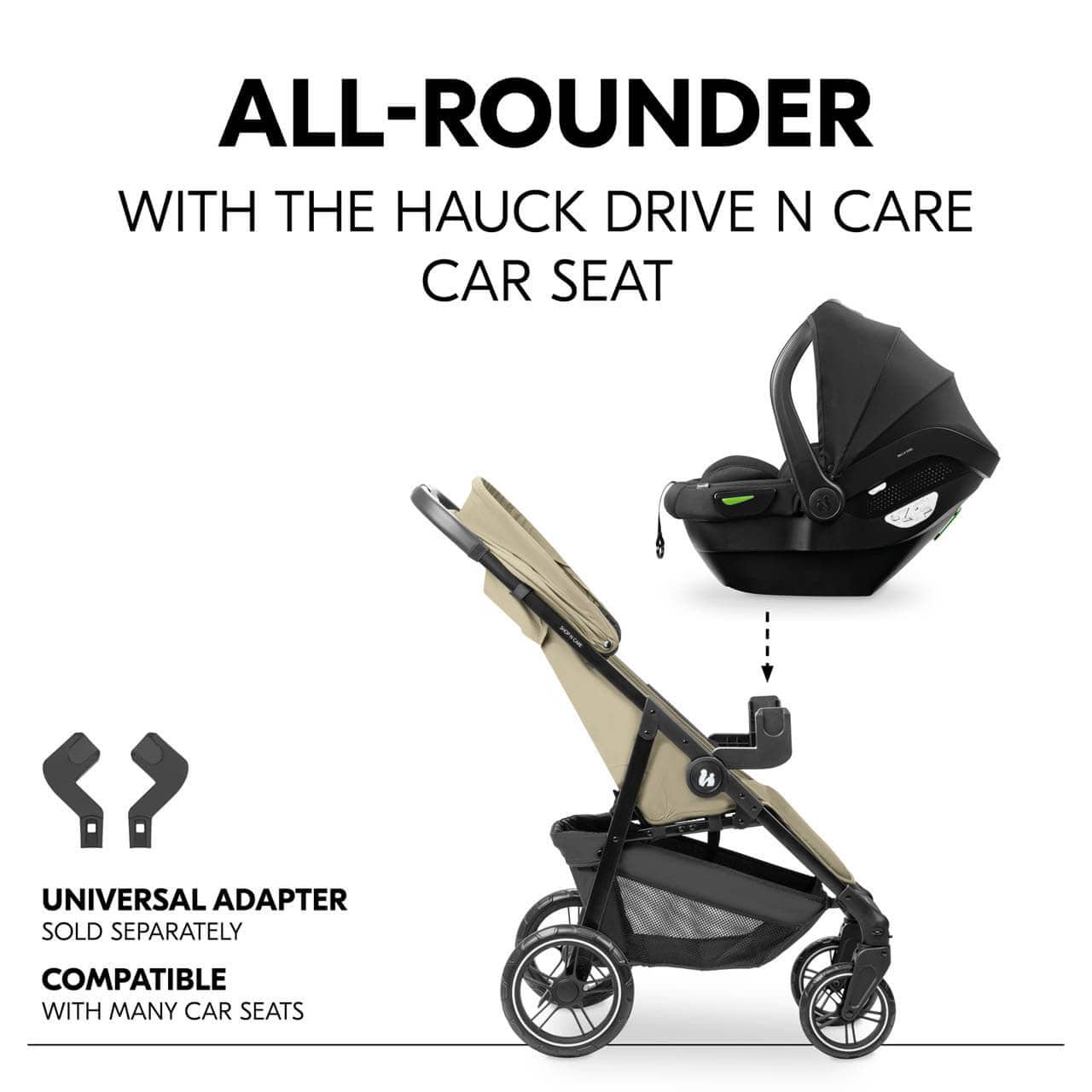 Hauck Shop N Care Pushchair - Olive